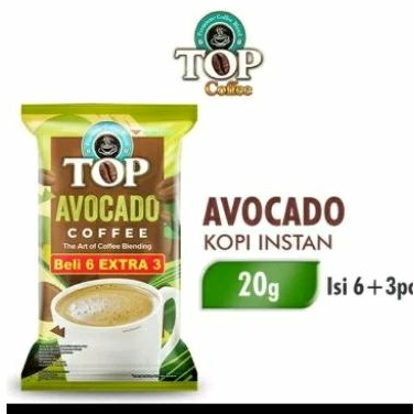 

top kopi - avocado coffee isi 9sachet 20gr