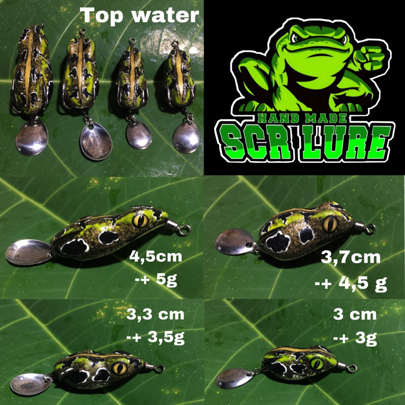 SoftFrog Motif Katak Umpan Casting Gabus/Toman Killer
