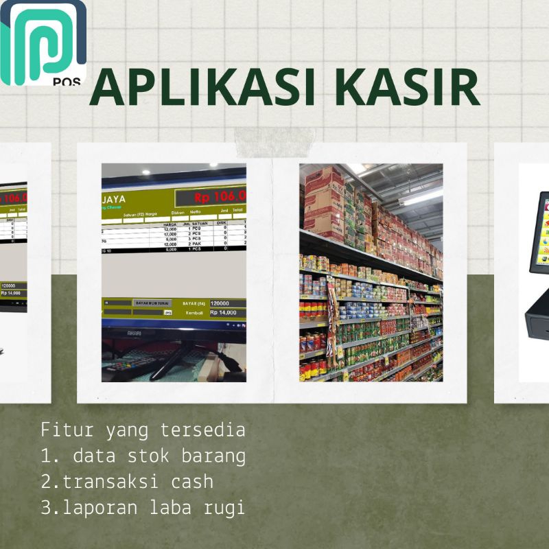 Aplikasi kasir toko kelontong