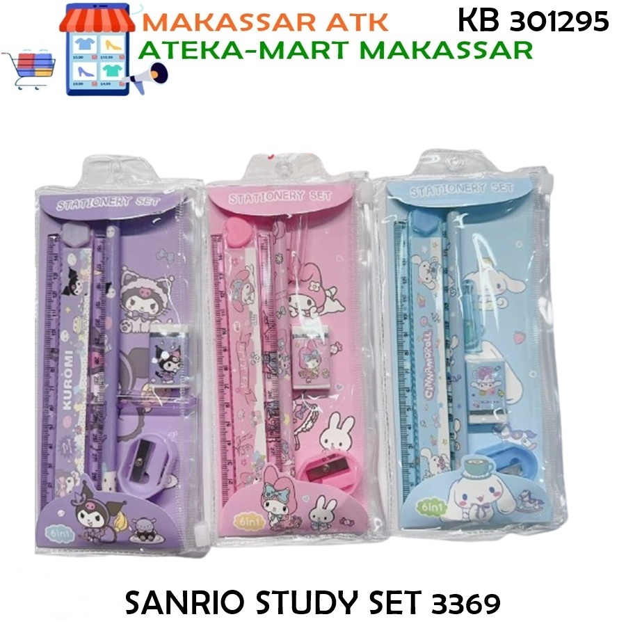 

[1SET] SANRIO STUDY SET 3369 PAKET PENSIL LENGKAP