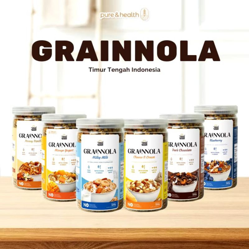 

Granola Rasa Vanilla Makan Sereal Khas Timur Tengah Sehat Dan Berkhasiat 500 gr Asli Original 100%