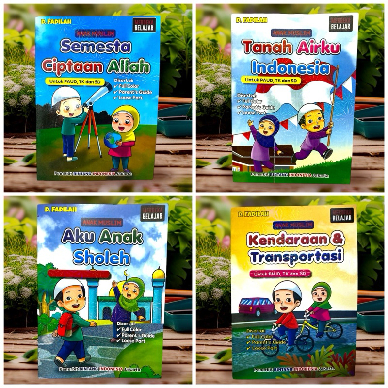 Buku Paud & TK Seri Anak Muslim Kurikulum Merdeka Belajar (LKS)
