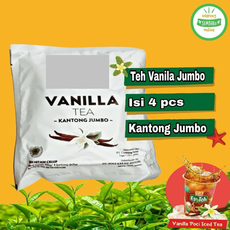 

Teh Vanilla Jumbo isi 4 Kantong