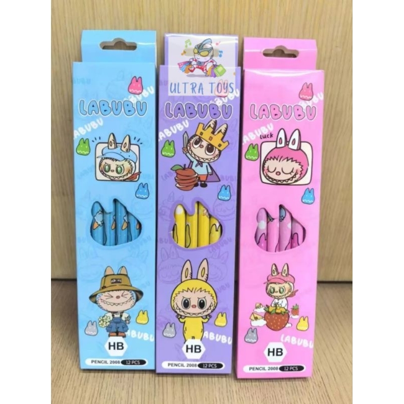 

[ULTRATOYS] PENSIL HB SANRIO LABUBU 1PAK ISI 12PC