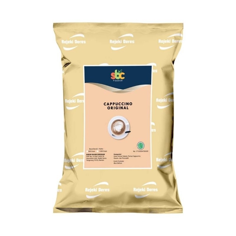 

SBC Powder Bubuk Minuman Viral Kekinian Bahan Es Blender Boba Aneka Rasa Enak Capucino Original Premium Ukuran 1000 Gram