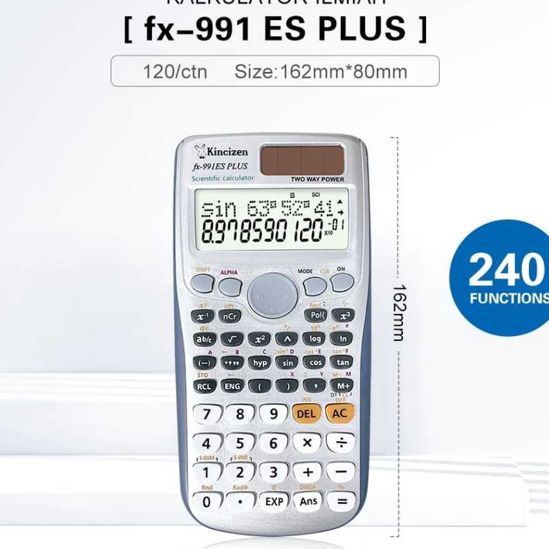 

Kalkulator Scientific GTTTZEN FX991ES PLUS Calculator FX 991 ES PLUS Scientific Kalkulator FX991ES PLUS Calculator Kuliah Sekolah