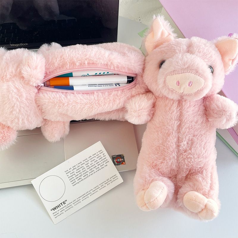 

Piggy Tempat Pensil Babi Lucu Boneka Hadiah Korea Aesthetic Multifungsi