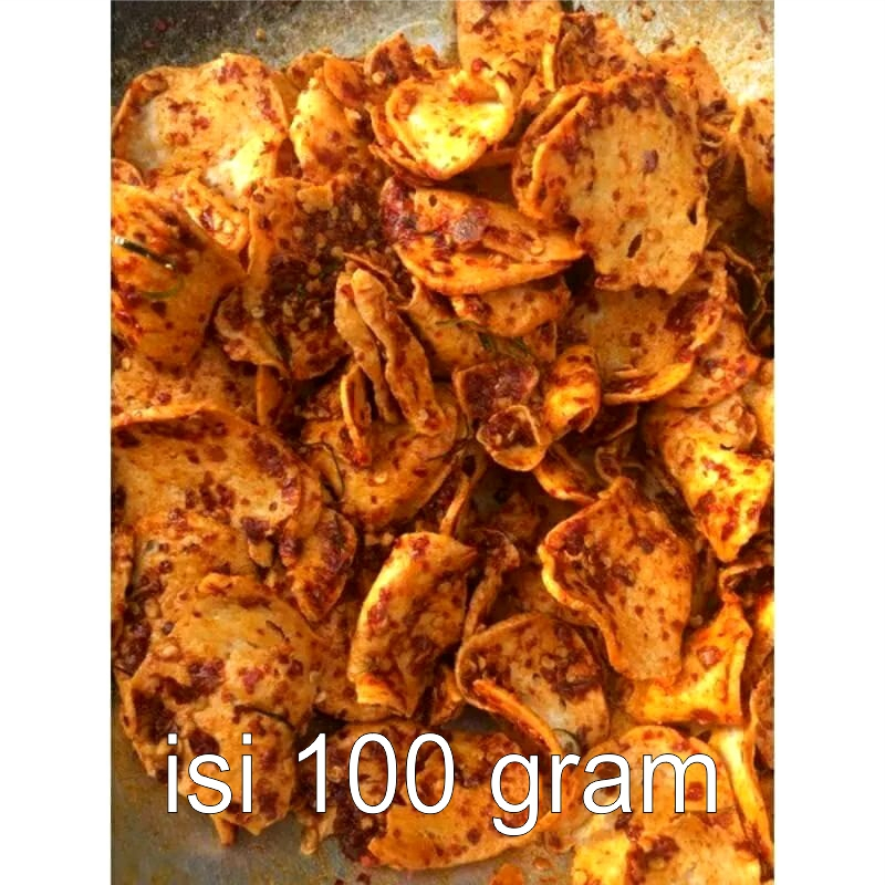 

BASRENG BULAT PEDAS DAUN JERUK KEMASAN 100 grm - Snack Makanan Ringan - Food