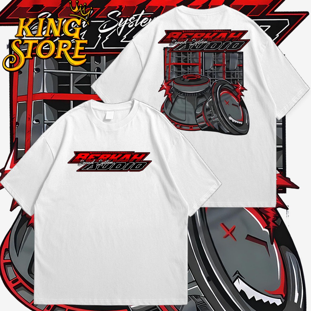 Kaos Sound System Berkah Audio Horeg Society Tshirt Soundman Baju Distro Operator Sound Sistem