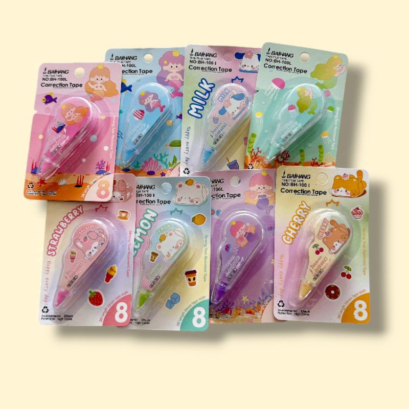 

Tip Ex | Tip X Kertas Motif Lucu | Correction Tape 3M Murah