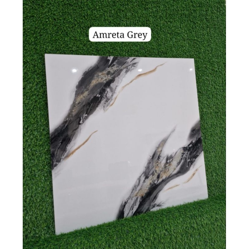GRANIT MURAH 60X60 ARNA AMRETA GREY GLOOSY