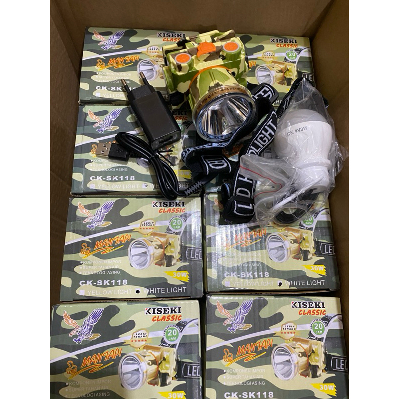 SENTER KEPALA 30W 20JAM KISEKI CKSK118 ORI