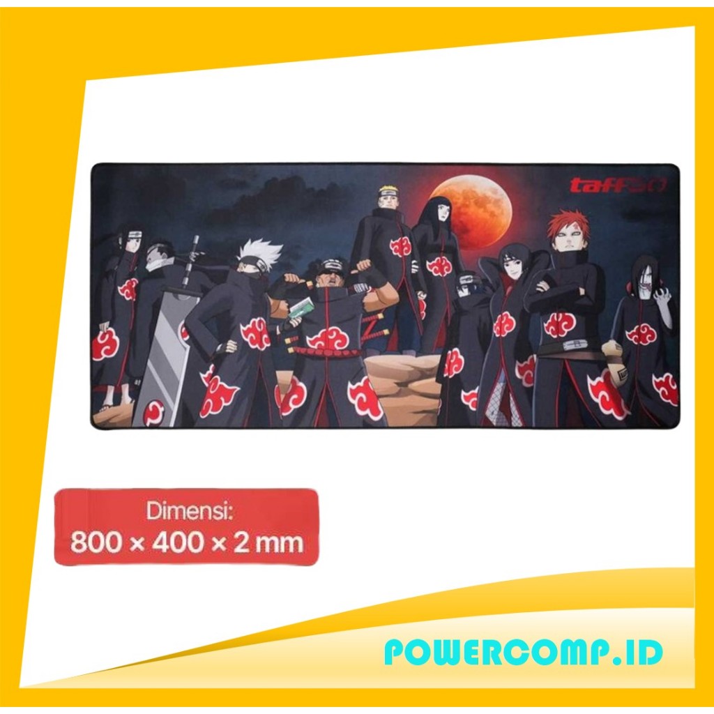 TaffGO RO64 Mouse pad 80 x 40 Mousepad Panjang Mousepad Gaming Anime Naruto Mouse pad 80 cm Mouse pa