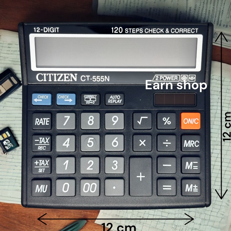 

ART H3E6 Kalkulator Citizen CT555N CT 555 N Tax Calculator Mark Up Calculation