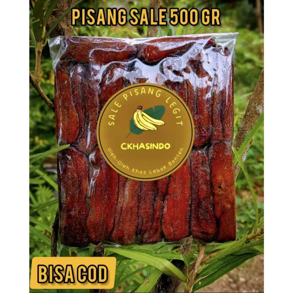 

Pisang Sale Basah Legit Khas Lebak Banten 500 gram