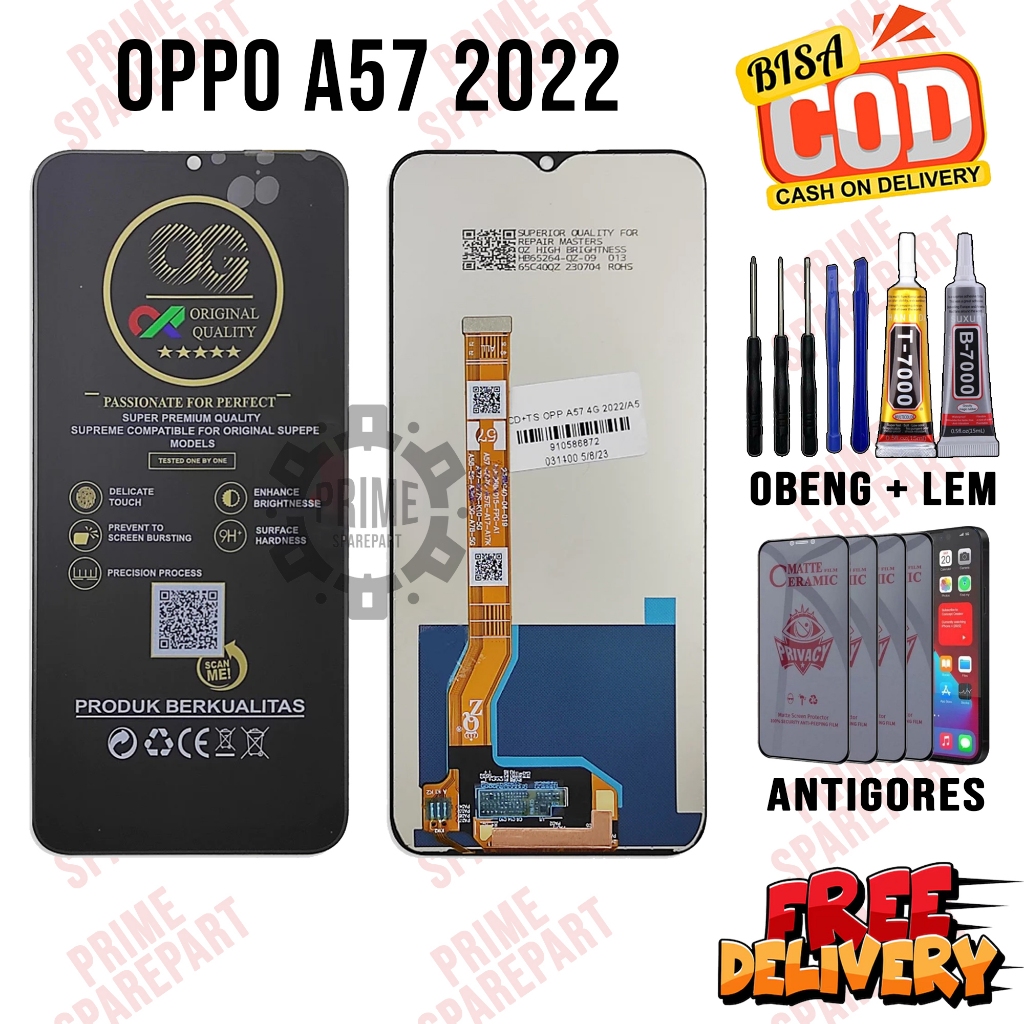 Lcd OPPO A57 2022 Original Oem Lcd Touchscreen OPPO A57 2022 Fullset
