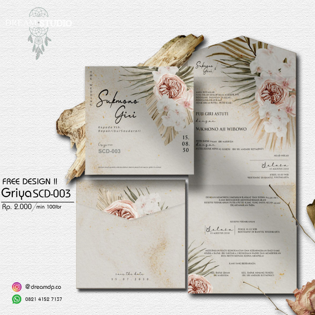 Undangan Murah Griya SCD - 003