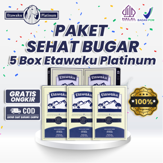 

PAKET HEMAT 5 BOX - Etawaku Platinum 200 gr Untuk Kesehatan Tubuh