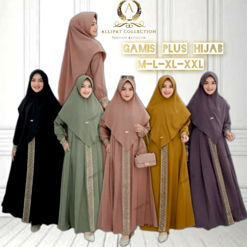 Gamis Remaja Fashionable Favorit Bisa Untuk Kondangan Simple Ghamis Cewek Elegan OOTD Terjamin Kuali