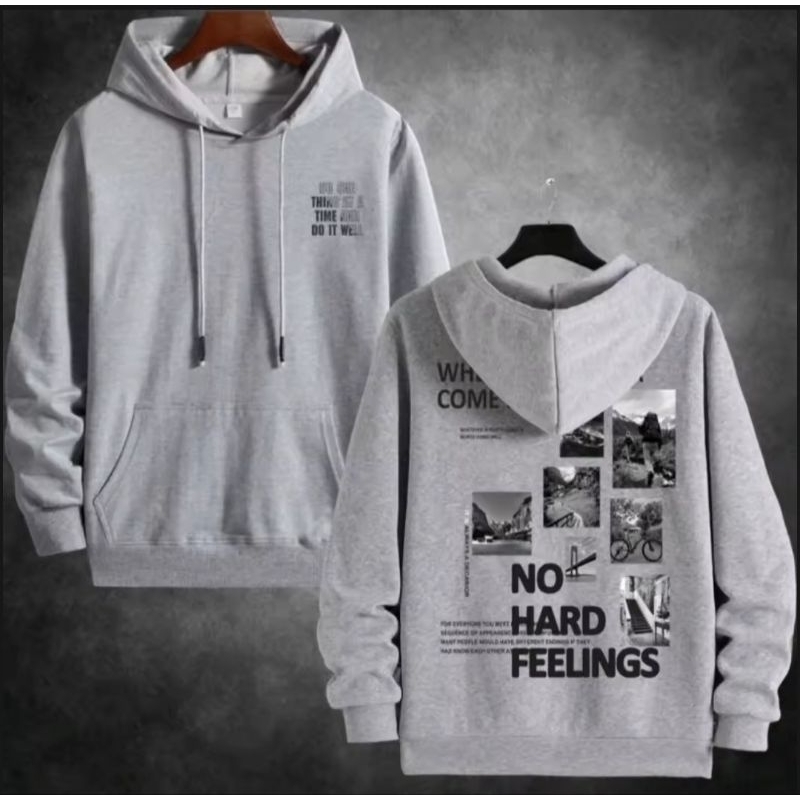 Hoodie NO HARD( FEELINGS )ART unisex