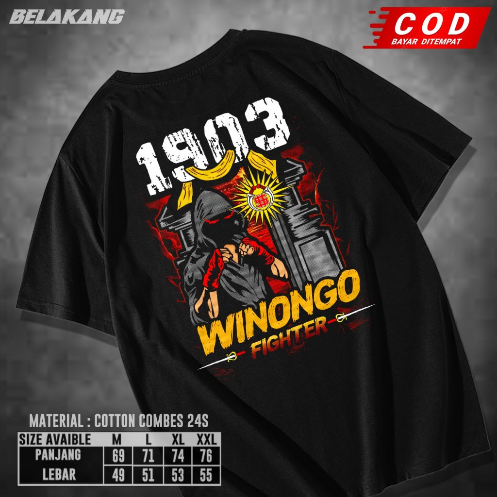 KAOS 1903 WINONGO FIGHTER KAOS DISTRO / KAOS TERBARU