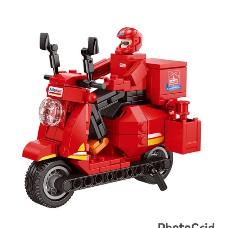 BRICK ALFAMART DELIVERY MAN LEGO DELIVERY MAN ALFAMART