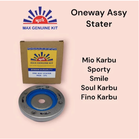 MGK ONEWAY ASSY STATER / ONE WAY OTOMATIS PELOR STATER MIO LAMA KARBU SPORTY SMILE SOUL FINO KARBU K