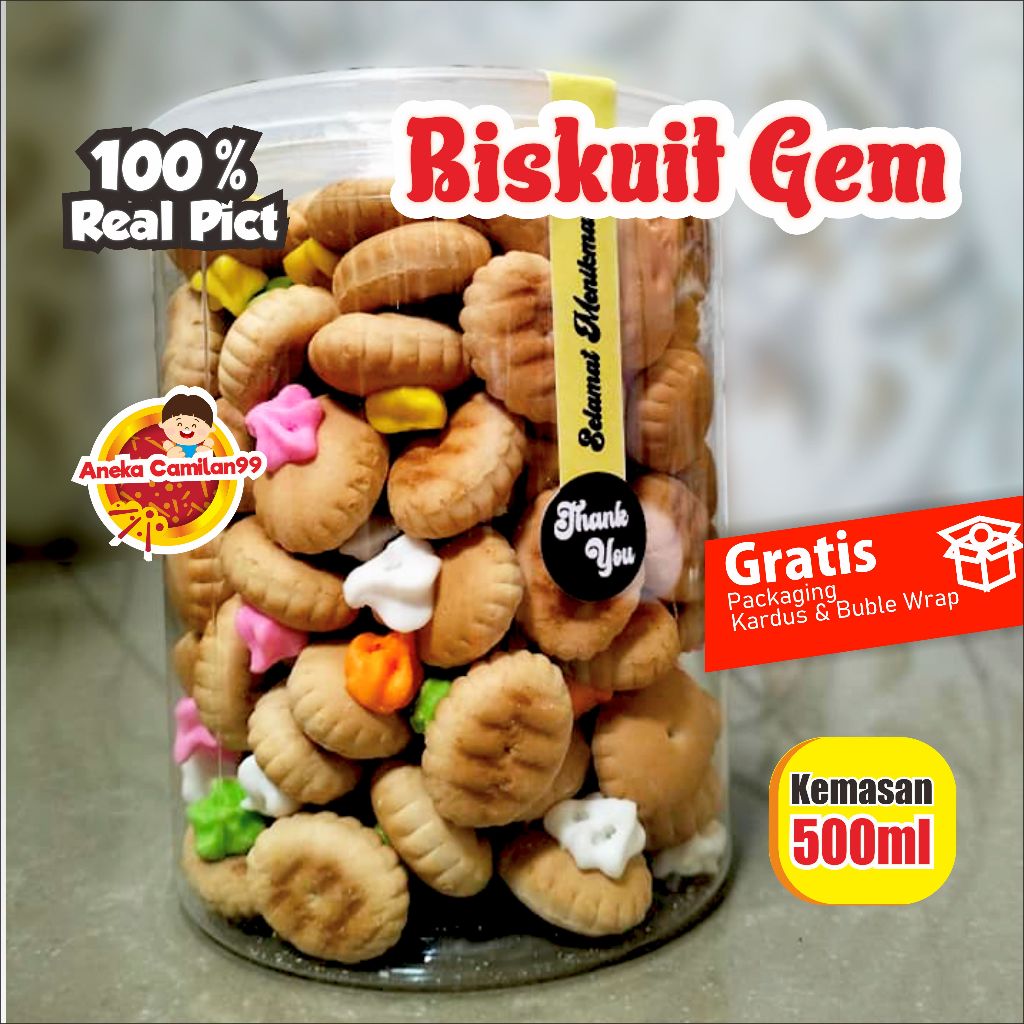 

roti gem/ kue monas/ biskuit gem/ gem bunga