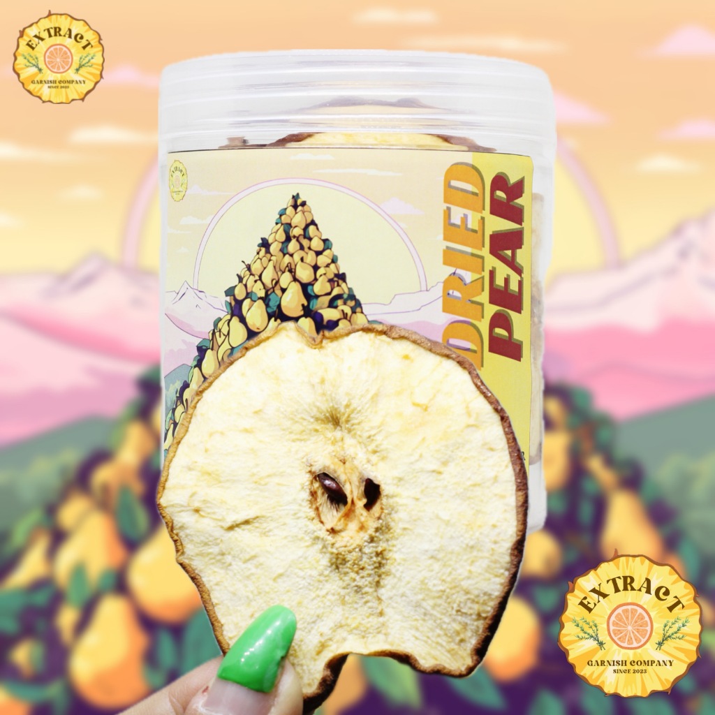 

[BUKAN KERIPIK] DEHYDRATED PEAR I DRIED PEAR I INFUSED WATER FRUIT I BUAH KERING I PEAR KERING