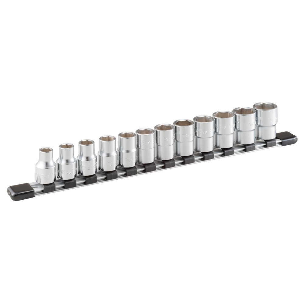 TONE Socket Set 6PT Sq. Dr. 12.7mm With Holder 12Pcs HS412
