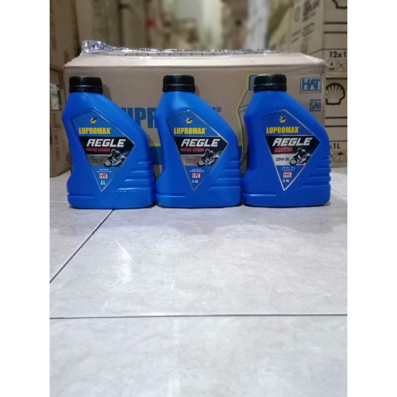 Oli Lupromax Aegle Matic 10w30/10w40 0.8Liter & 1Liter Oli Motor Matic