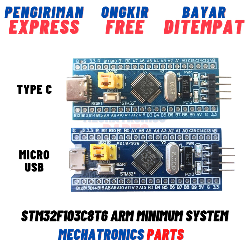 STM32F103C8T6 ARM Minimum System Board Original Chip Microcontroller Modul