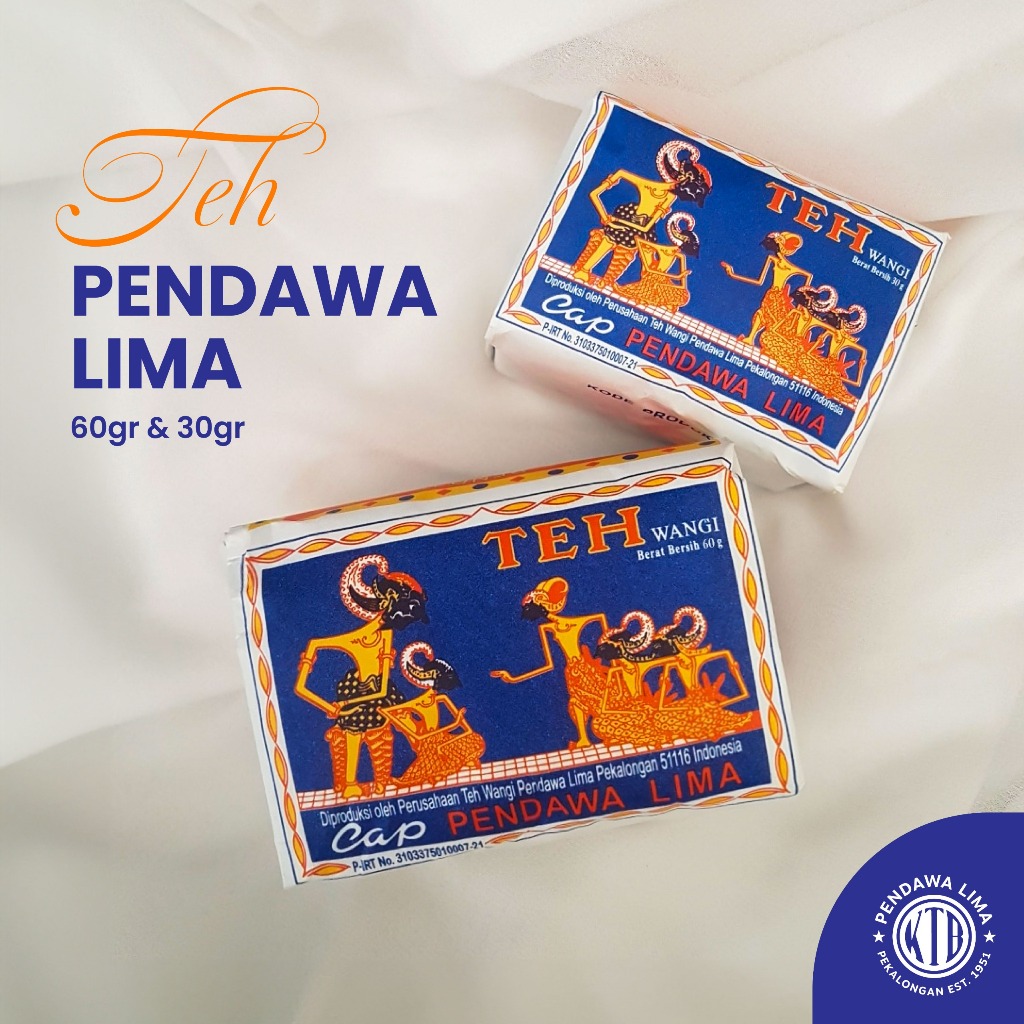 

Teh Pendawa Lima - 10 pcs x 30 gr