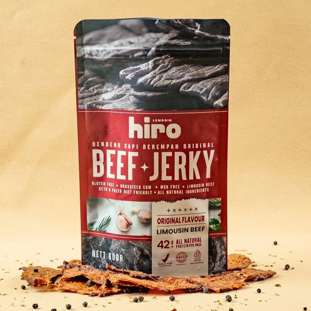 

Dendeng Beef / Beef Jerky Lemooin 60 gr Dendeng Sapi Berempah