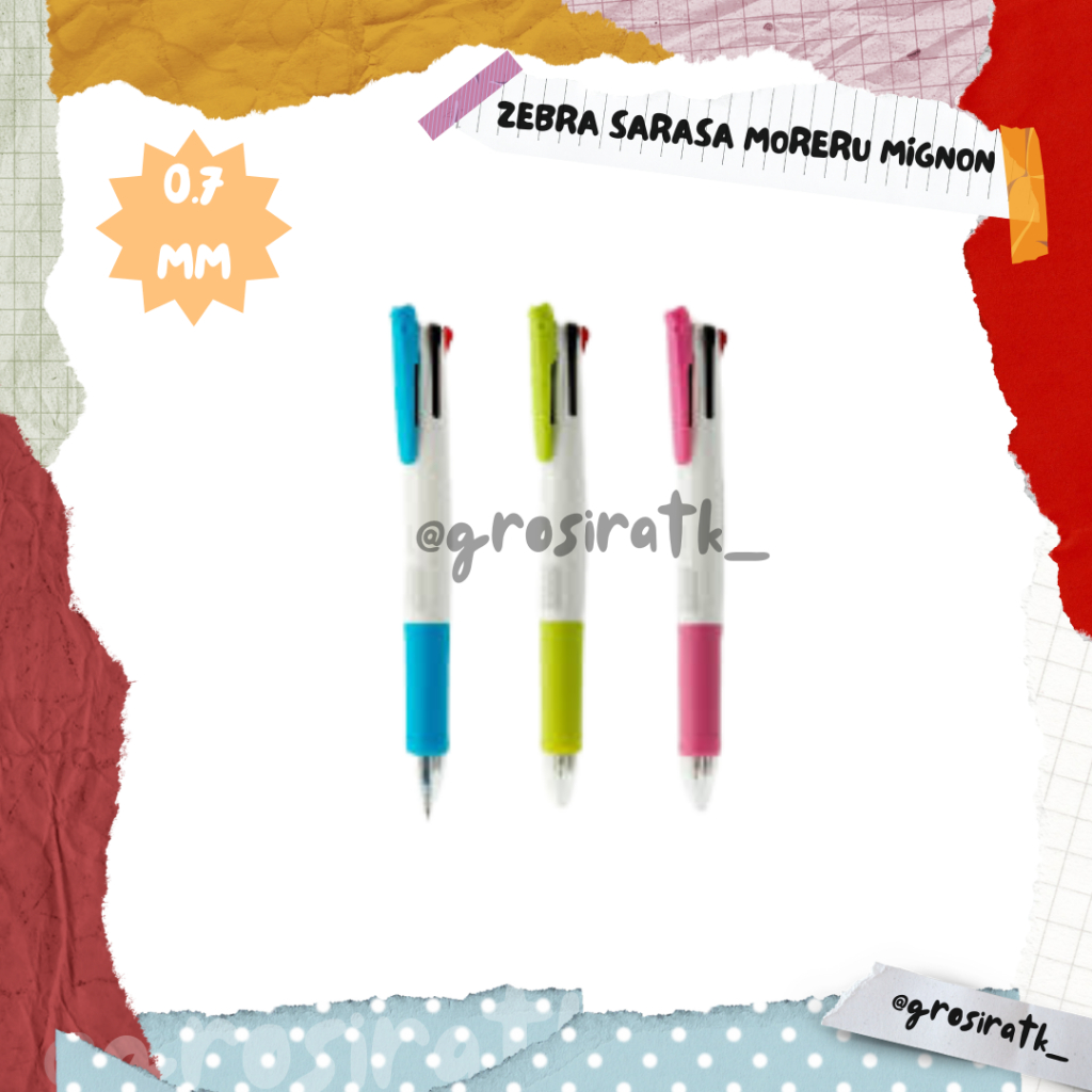 

Zebra Clip ON Multi K / Pulpen Multifungsi