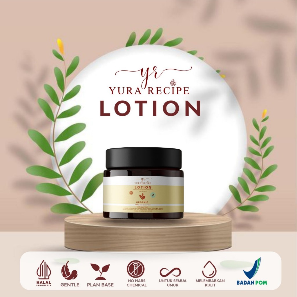 YURA RECIPE LOTION , salep kulit gatal jamur eksim, ruam bayi , jerawat