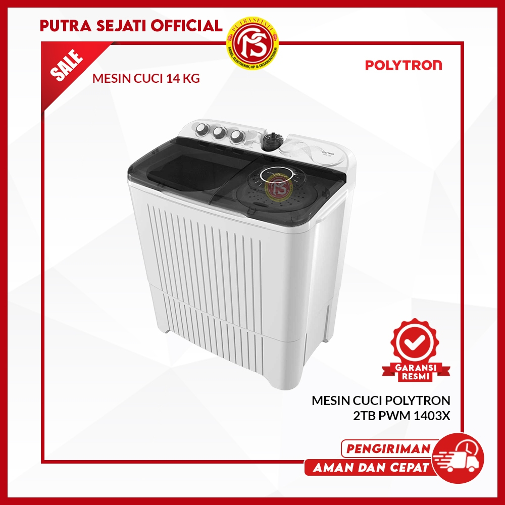 MESIN CUCI POLYTRON 14KG 2 TABUNG