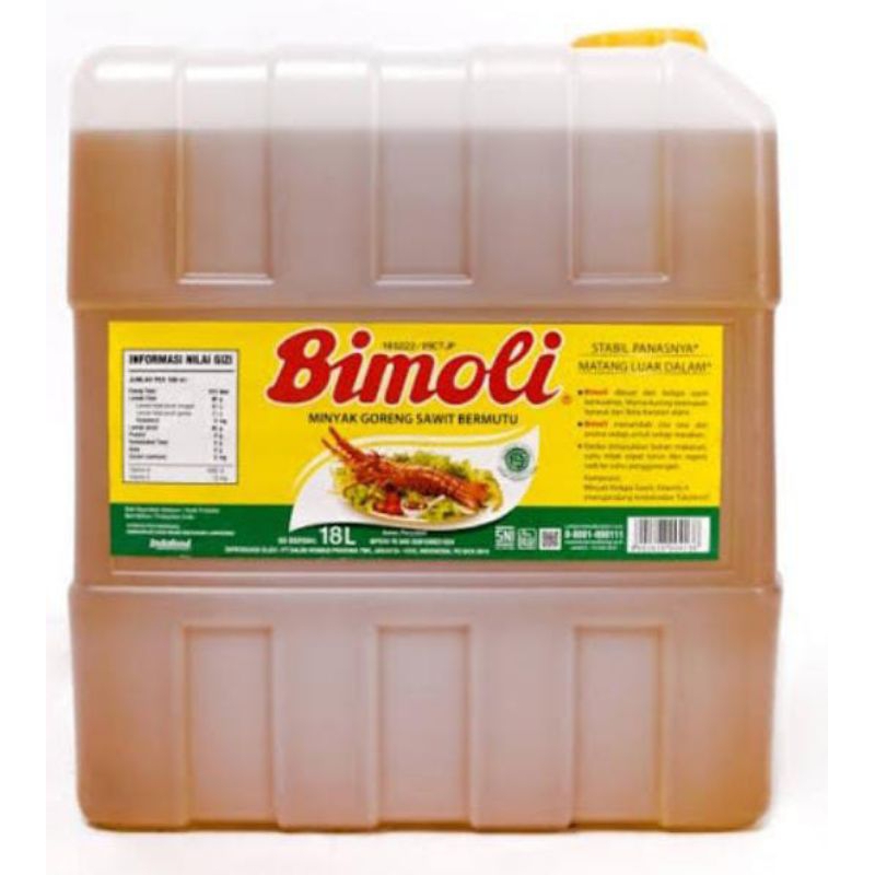 Minyak Goreng Bimoli 18L jerigen / Minyak goreng / Minyak Bimoli / Minyak Resto