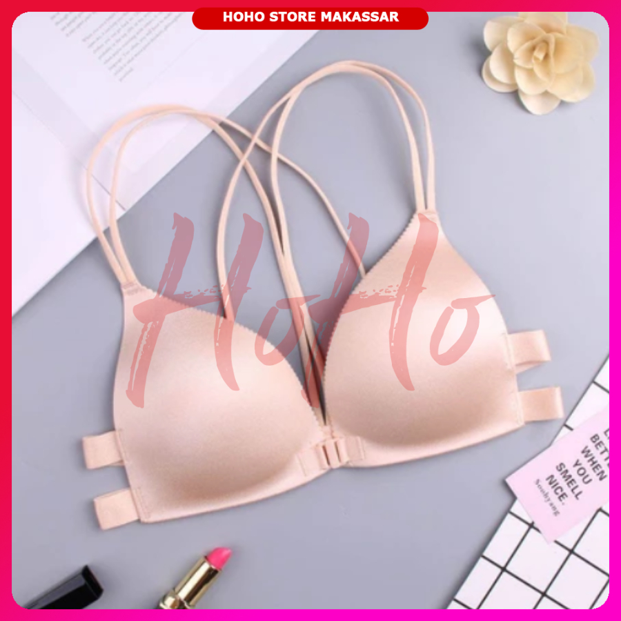 Bra Wanita KAIT DEPAN BH Model Bralette Push Up - BRA8