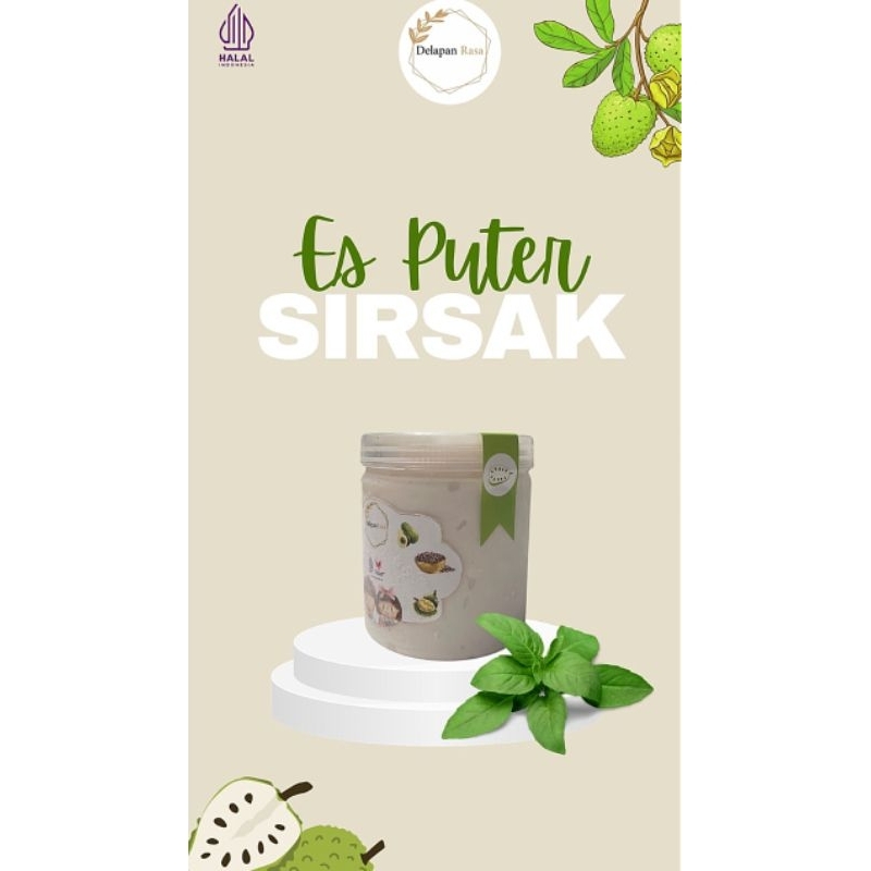 

ES PUTER DELAPAN RASA SIRSAK 250GR