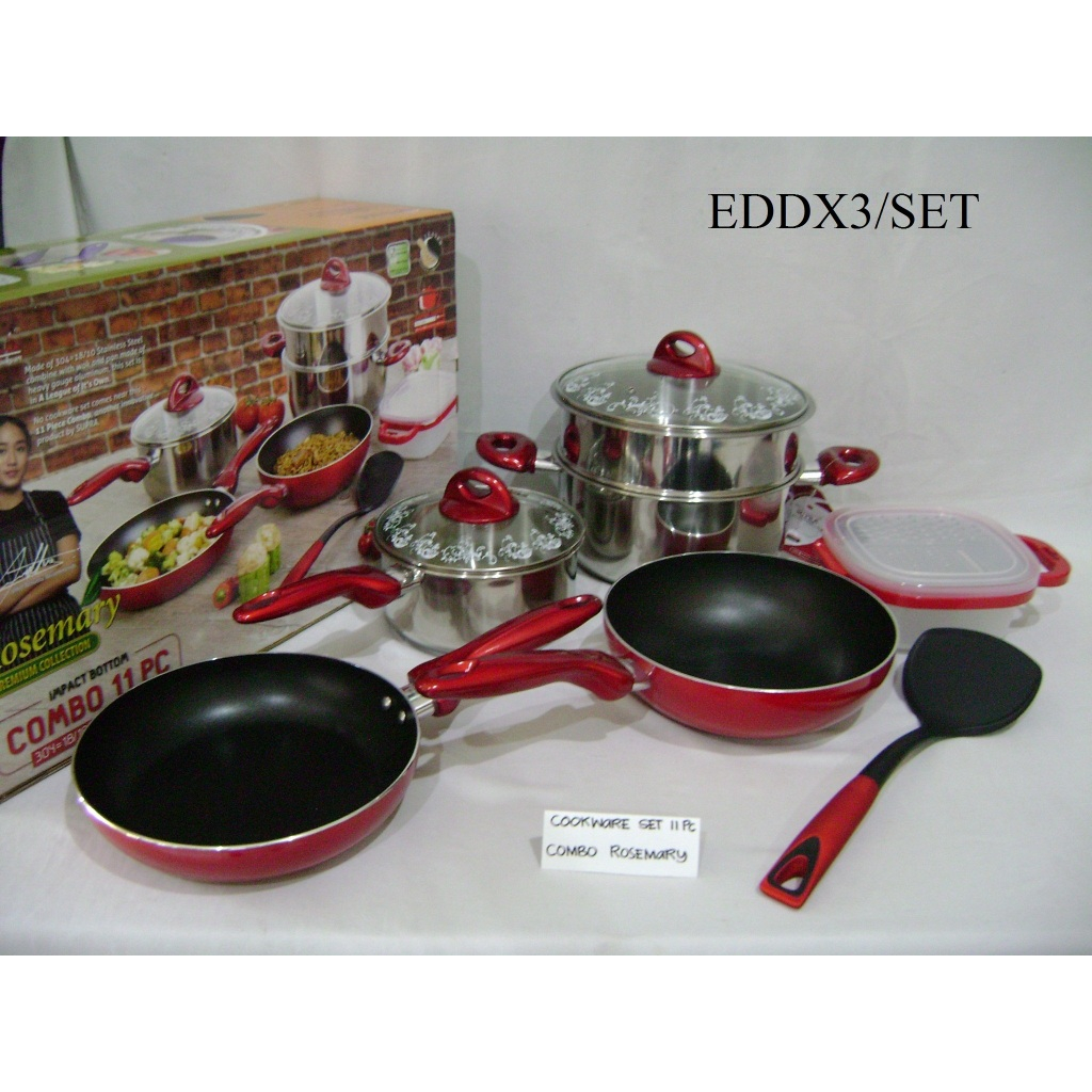 Panci set Supra 11 pcs COMBO / Panci teflon supra rosemary 11pc