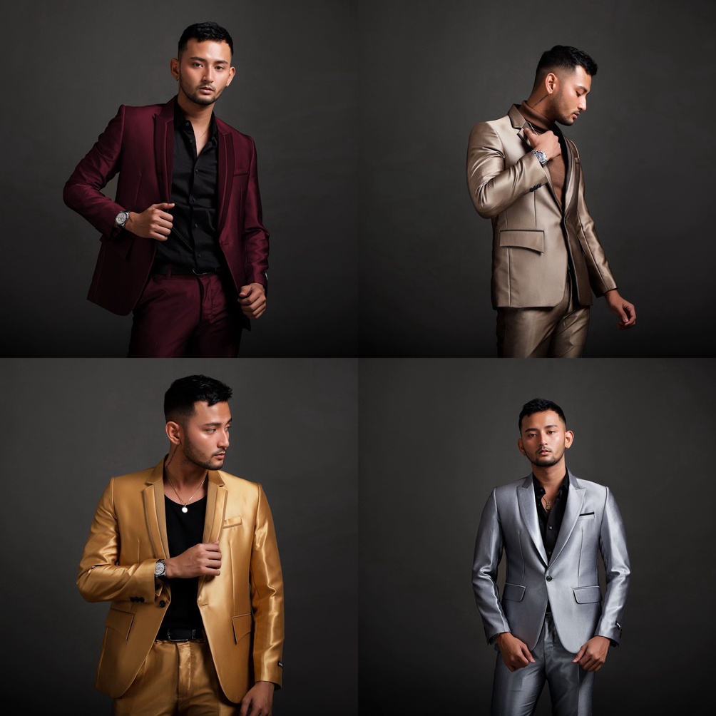 KODE K23O SILAS SETELAN JAS CELANA PRIA PENGANTIN SEMI WOOL IMPORT JAS FORMAL JAS WEDDING 1 Setelan 