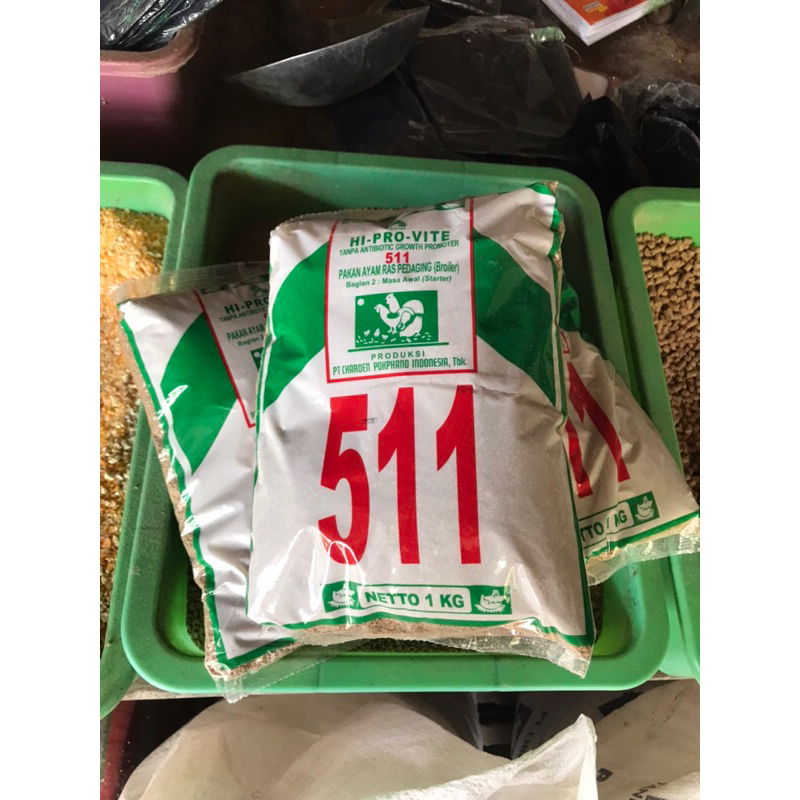 HI-PRO-VITE 511/konsentrat 511 kemasan 1 kg/pakan ayam pedaging/broiler
