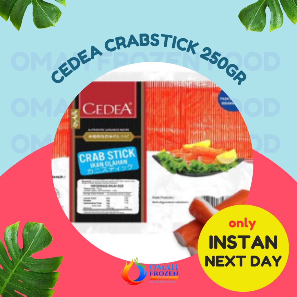 

Cedea Crabstik 250gr (KHUSUS INSTANT & NEXT DAY)