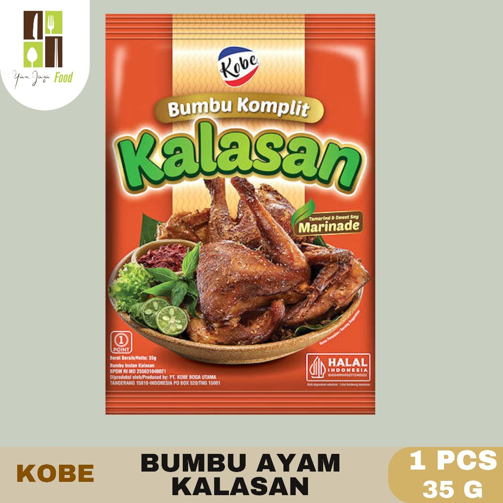 

Kobe Ayam Kalasan / Bumbu Komplit / Bumbu Masak Instan 35g 1 PCS