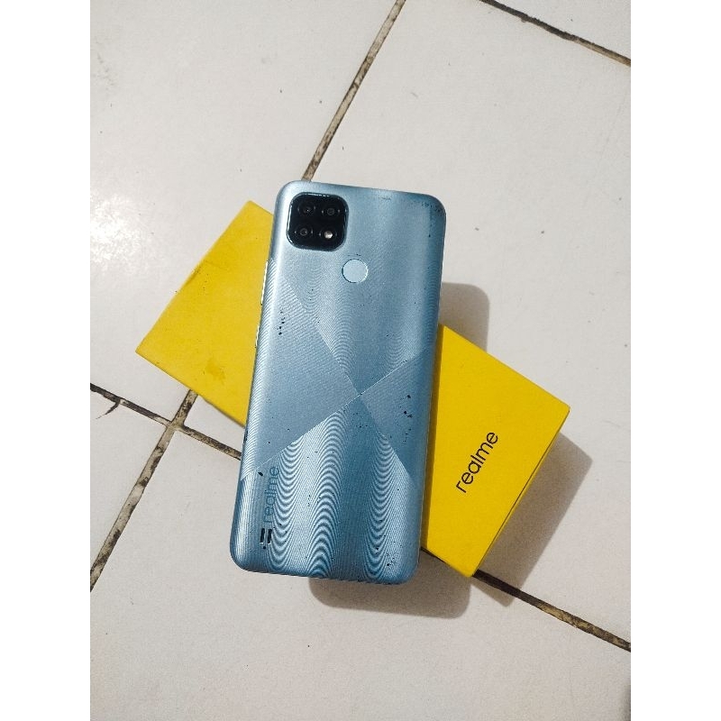 hp realme c21 ram 3/32 normal (bekas)