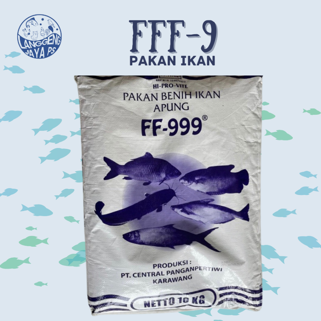 FF-999 Pakan Benih Ikan Apung kemasan 1 Kg