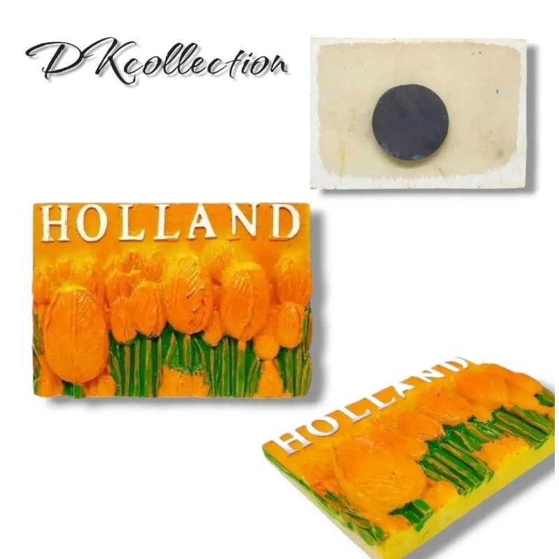 Tempelan kulkas belanda merchandise magnet holland souvenir amsterdam