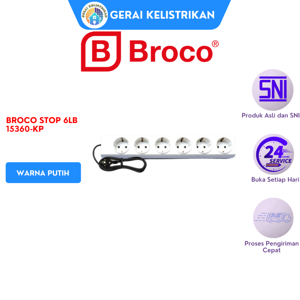 BROCO STOP 6 LUBANG - 15360-KP