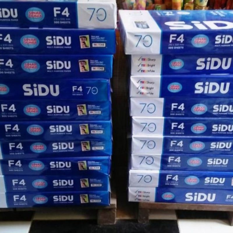 

SIDU KERTAS Fotocopy HVS F4/FOLIO 70 GRAM 1 RIM